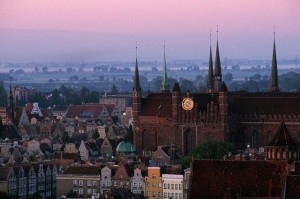 Sunrise Over Central Gdansk