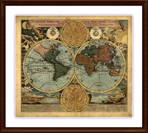 ilk dünya haritası 