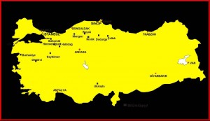 Türkiye Bitümlü Şeyl Yatakları Haritası