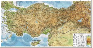 türkiye fiziki haritası ayrıntılı büyük boy