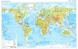dünya fiziki haritası büyük boy ayrıntılı