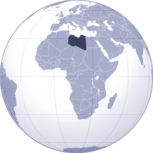 libya haritası dünya