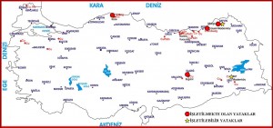 Türkiye Bakır Madeni Yatakları Haritası