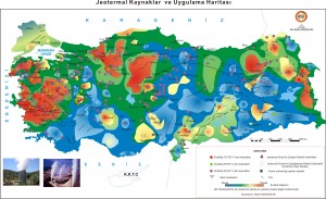 Türkiye'de Jeotermal Enerji Kaynakları Haritası