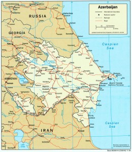 Azerbaycan Siyasi Haritası